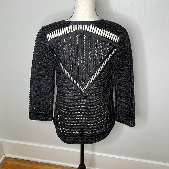 Zara Knit Crochet Cardigan jacket - Picture 7 of 11